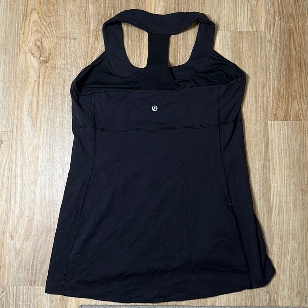 LULULEMON Black Built In Bra Tank Top